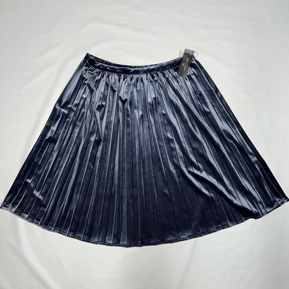 Worthington Skirt Women’s 12 Petite Blue Polyester Blend Elastic Waist NWT - Picture 1 of 12